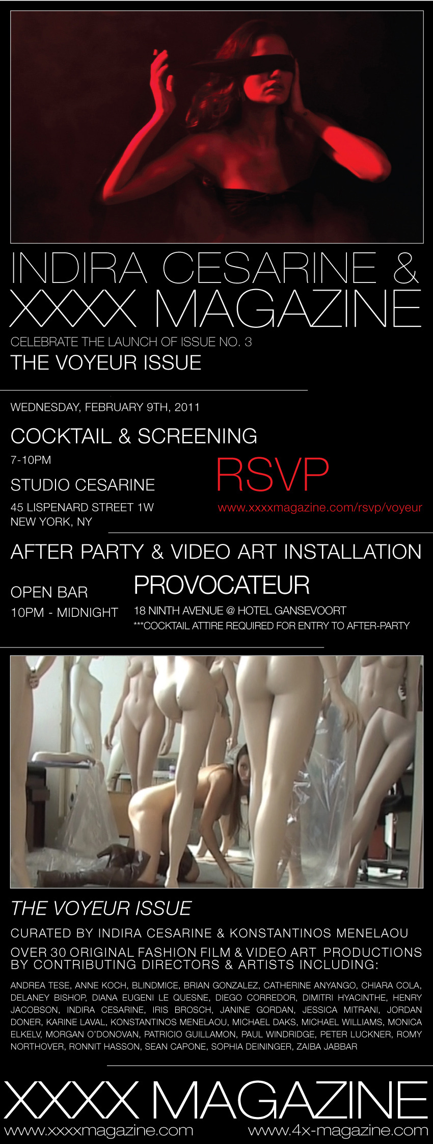 VOYEUR ISSUE LAUNCH PARTY