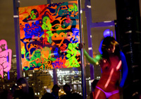 RYAN MCGINNESS' "WOMEN - THE BLACKLIGHT PAINTINGS" AT LE BAIN, NEW YORK