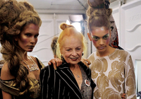 VIVIENNE WESTWOOD - LONDON S/S 2012 FASHION SHOW - BACKSTAGE